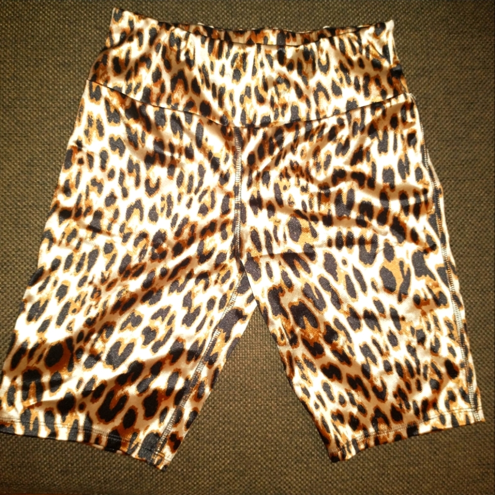 Zelos Cheetah Print Biker Shorts